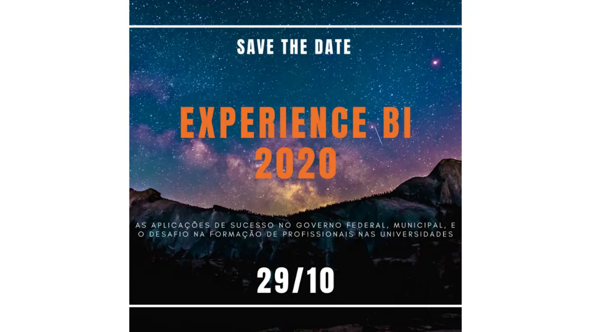 SAVE THE DATE - EXPERIENCE BI 2020